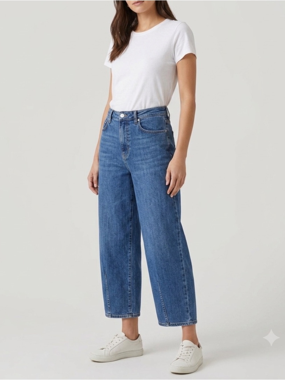 Pilcro Anthropologie Woman’s High-Rise Wide Leg Crop Jeans Size 27